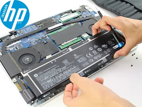 نصب باتری لپ تاپ HP